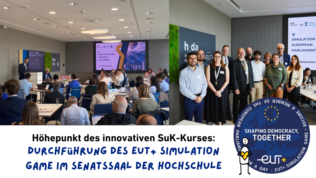 Versammlung von Personen im Senatssaal der Hochschule